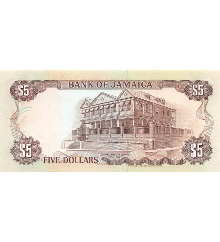 JAMAIQUE, NORMAN MANLEY - 5 DOLLARS 1992 - NEUF