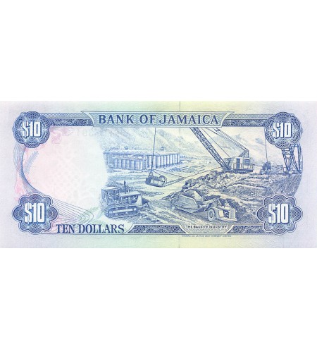 JAMAIQUE, GEORGE WILLIAM GORDON - 10 DOLLARS 1991 - P.NEUF