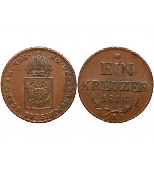 AUTRICHE - FRANCOIS Ier 1 KREUZER 1816 A 2