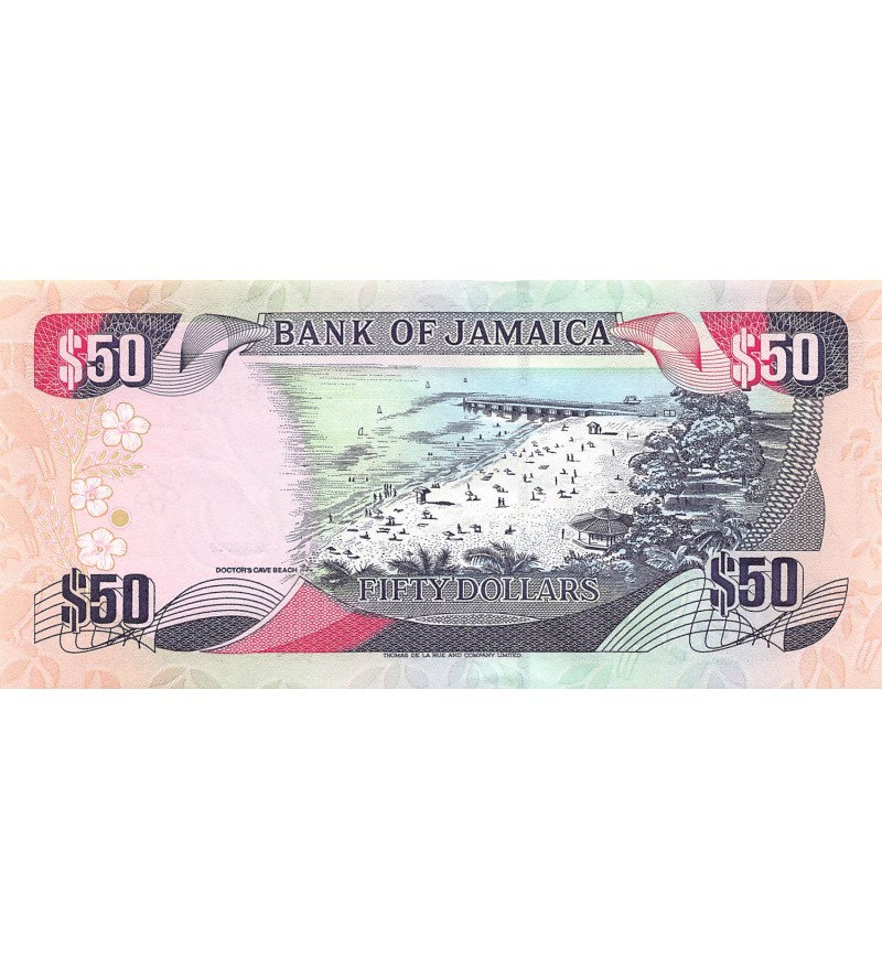 JAMAIQUE, SAMUEL SHARPE - 50 DOLLARS 2000 - P.NEUF