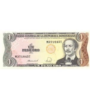 REPUBLIQUE DOMINICAINE, J.P. DUARTE - 1 PESO ORO 1988 - P.NEUF