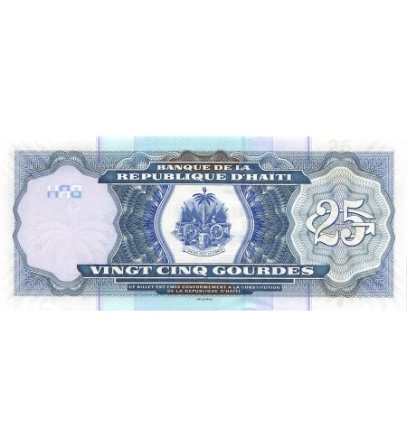 HAITI - 25 GOURDES 2006 - P.NEUF