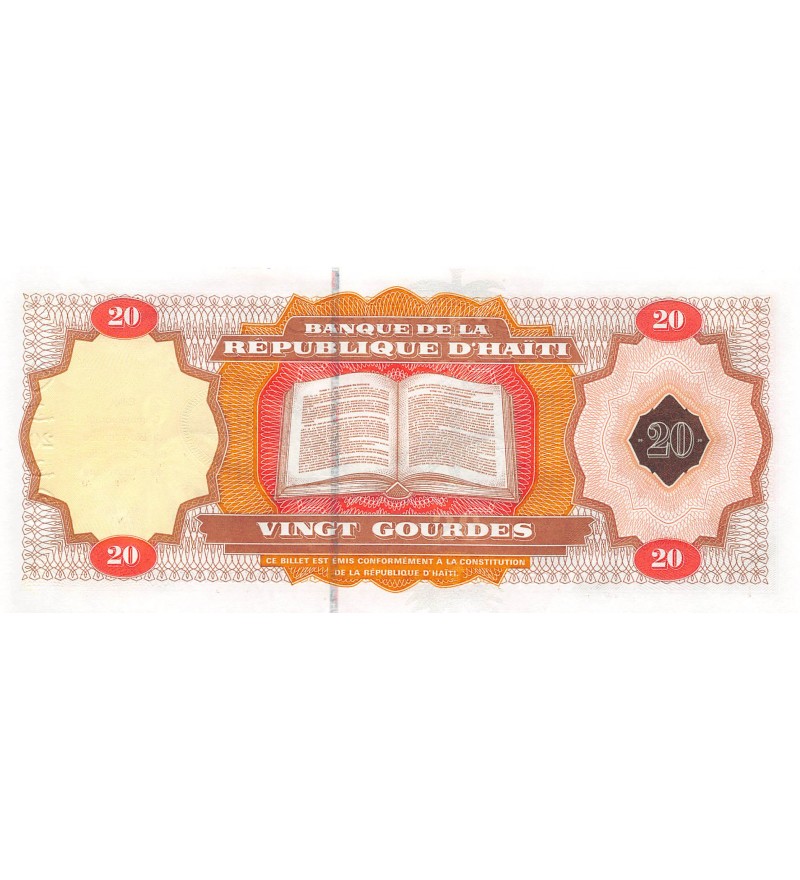 HAITI, TOUSSAINT LOUVERTURE - 20 GOURDES 2001 - P.NEUF