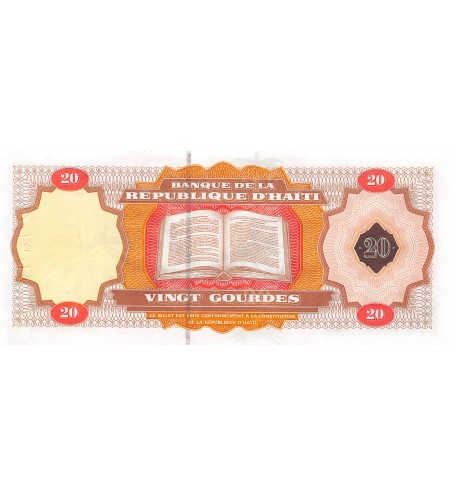 HAITI, TOUSSAINT LOUVERTURE - 20 GOURDES 2001 - P.NEUF