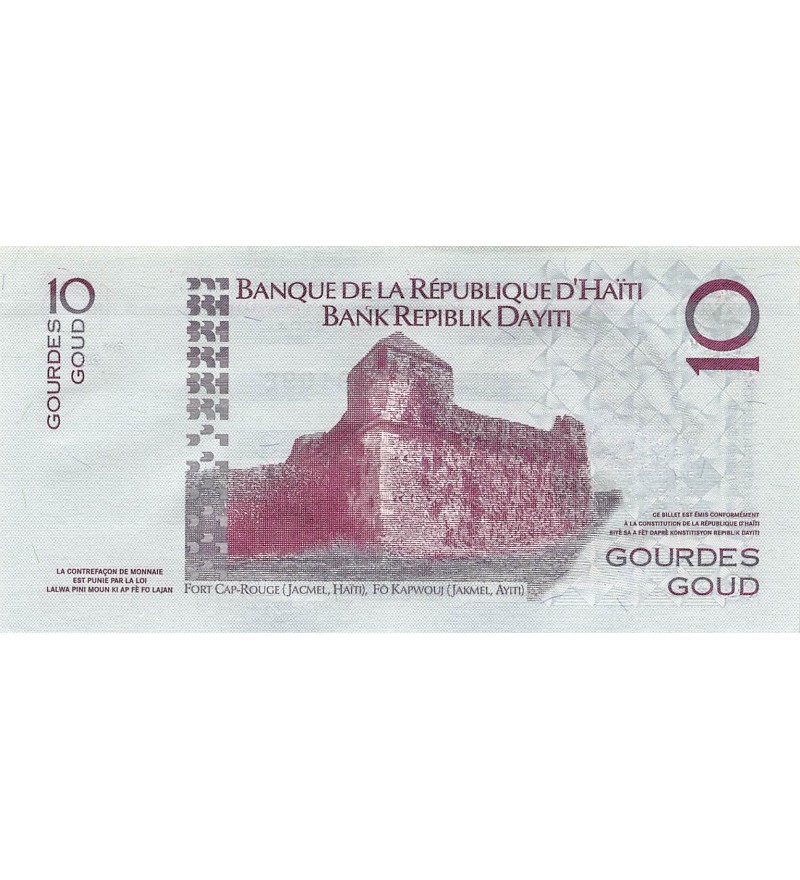 HAITI, SANITE BELAIR - 10 GOURDES 2006 - P.NEUF