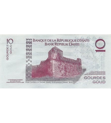 HAITI, SANITE BELAIR - 10 GOURDES 2006 - P.NEUF