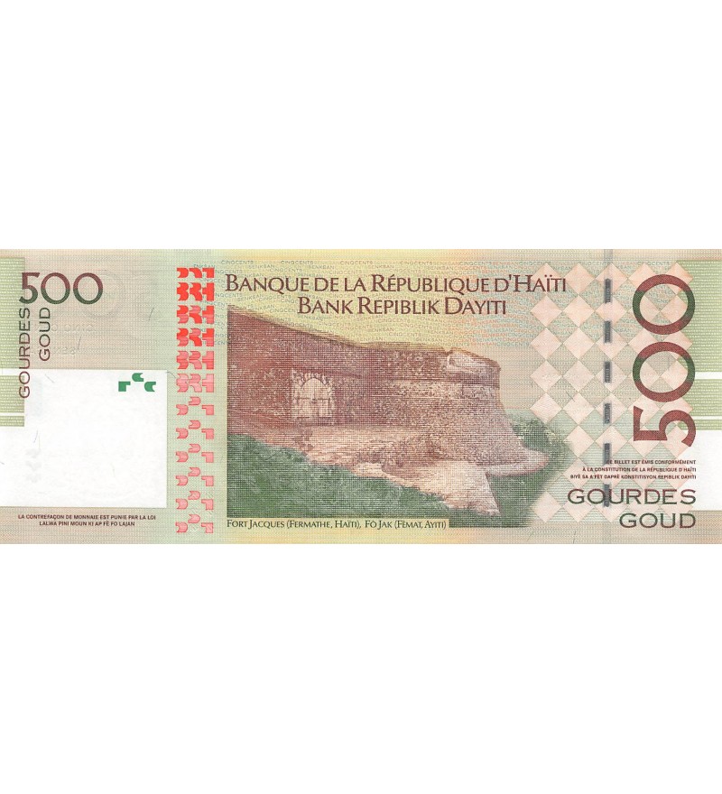 HAITI, ALEXANDRE PETION - 500 GOURDES 2004 - P.NEUF