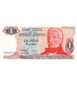 ARGENTINE, GENERAL SAN MARTIN - 1 PESO 1983 / 1984 - P.NEUF
