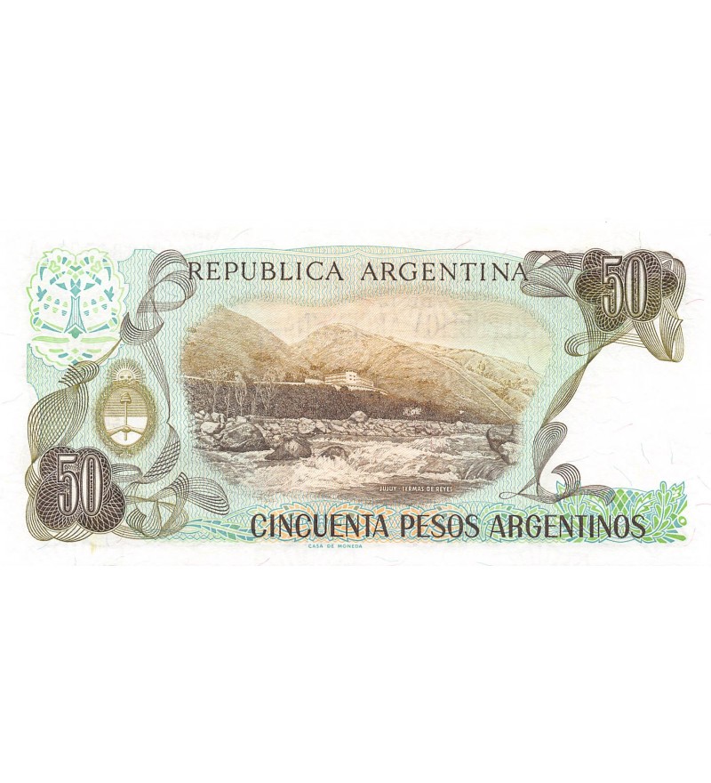 ARGENTINE, GENERAL SAN MARTIN - 50 PESOS 1983 / 1984 - P.NEUF