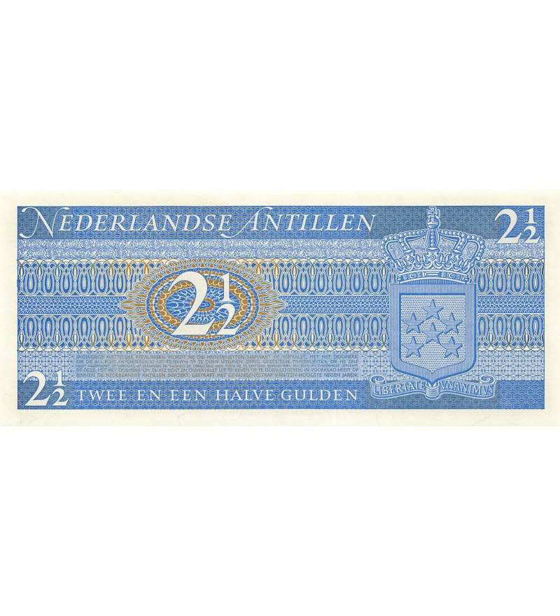 ANTILLES NEERLANDAISES - 2 1/2 GULDEN 1970 - P.NEUF