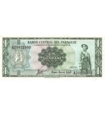 PARAGUAY - 1 GUARANI LOI DE 1952 - P.NEUF