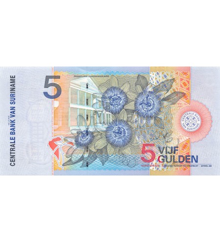 SURINAME - 5 GULDEN 2000 - P.NEUF