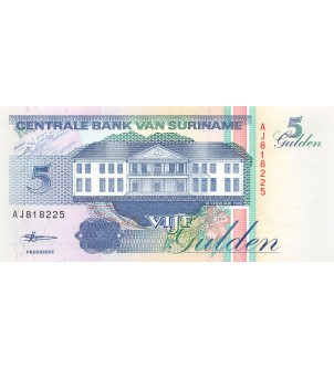 SURINAME - 5 GULDEN 1998 - P.NEUF