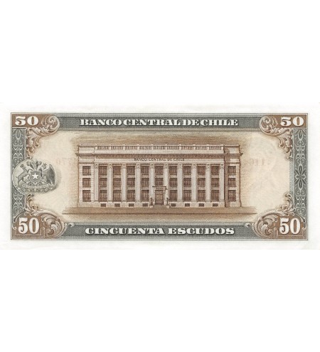 CHILI, A. ALESSANDRI - 50 ESCUDOS - SPL