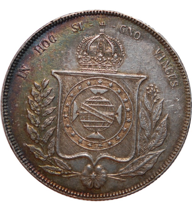 BRESIL - PIERRE II 1000 REIS 1860