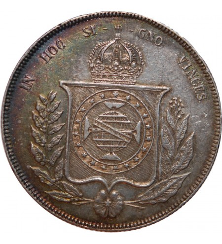 BRESIL - PIERRE II 1000 REIS 1860
