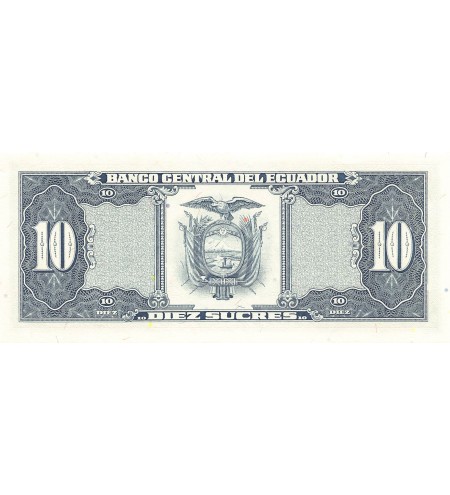 EQUATEUR, ANTONIO JOSE DE SUCRE - 5 SUCRES 1988 - P.NEUF