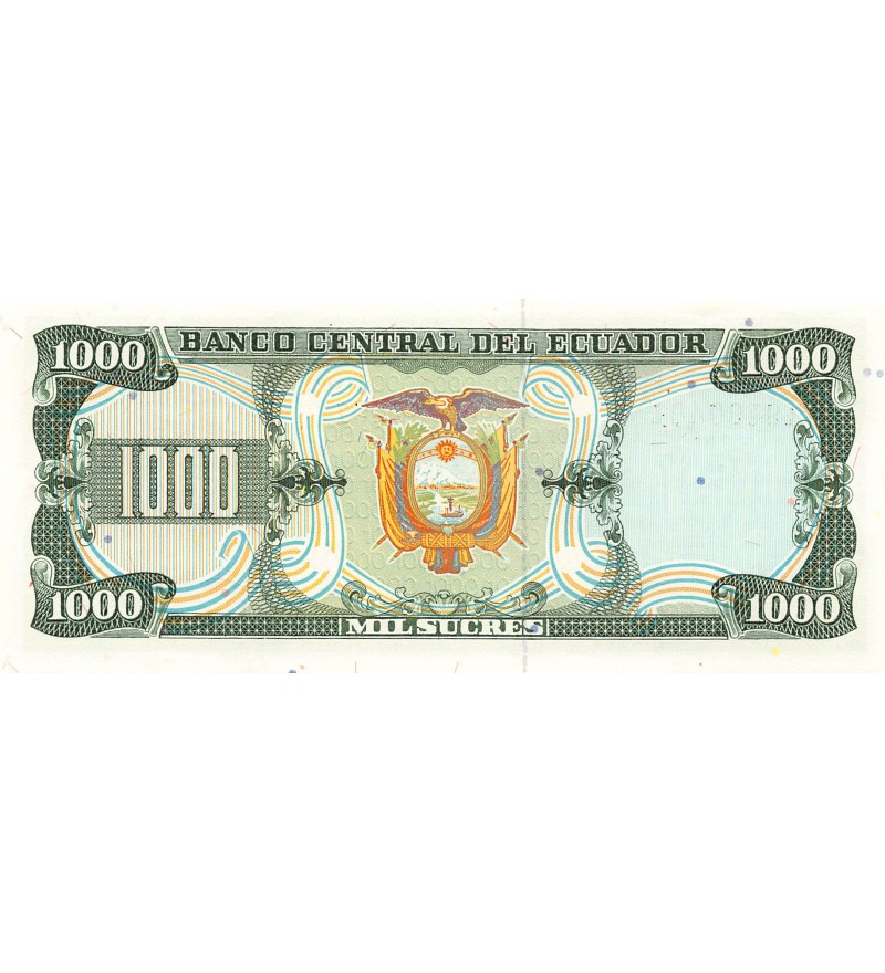 EQUATEUR, RUMINAHUI - 1000 SUCRES 1988 - P.NEUF