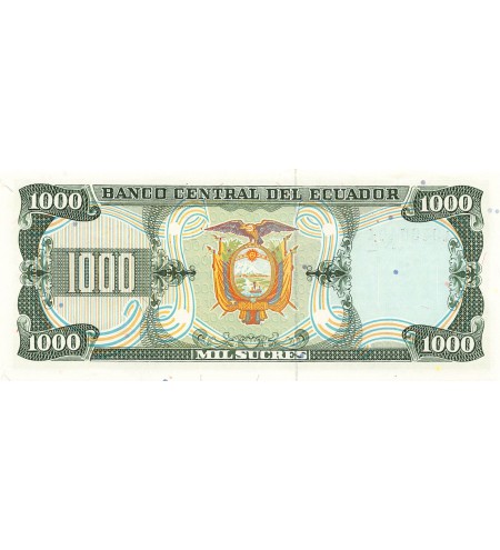 EQUATEUR, RUMINAHUI - 1000 SUCRES 1988 - P.NEUF