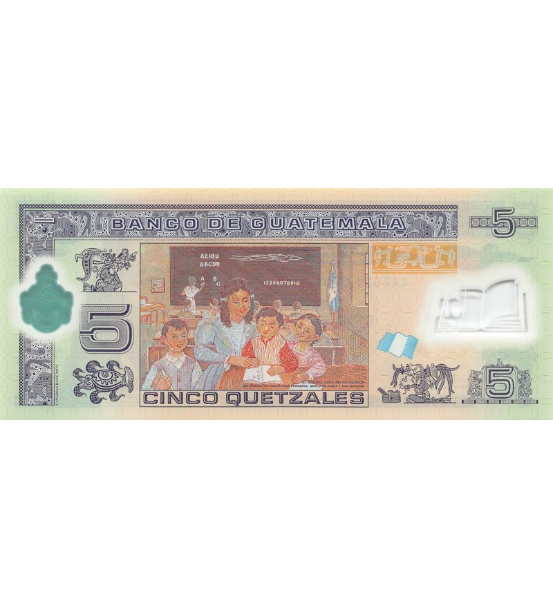 GUATEMALA, GENERAL BARRIOS - 5 QUETZALES 2010 - NEUF