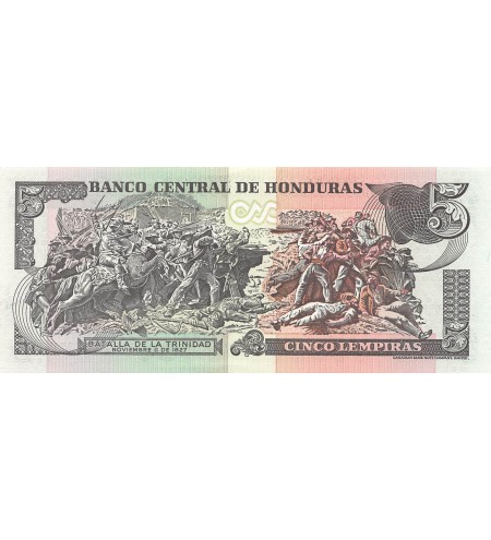 HONDURAS, MORAZAN - 5 LEMPIRAS 2004 - P.NEUF