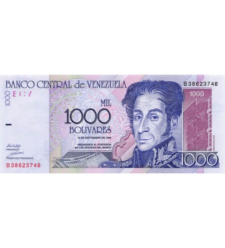 VENEZUELA, SIMON BOLIVAR - 1000 BOLIVARES 1998 - P.NEUF