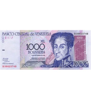 VENEZUELA, SIMON BOLIVAR - 1000 BOLIVARES 1998 - P.NEUF 2