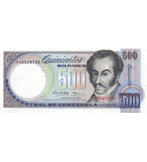 VENEZUELA, SIMON BOLIVAR - 500 BOLIVARES 1998 - P.NEUF 2