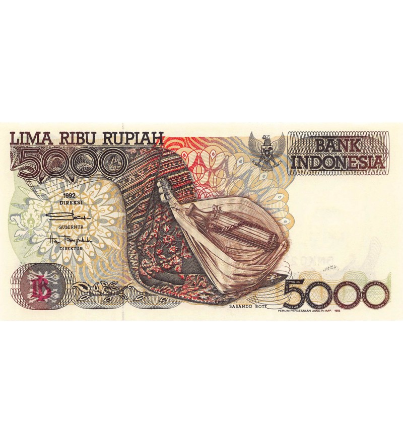 INDONESIE - 5000 RUPIAH 1992 - NEUF