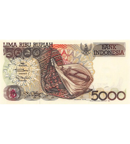 INDONESIE - 5000 RUPIAH 1992 - NEUF