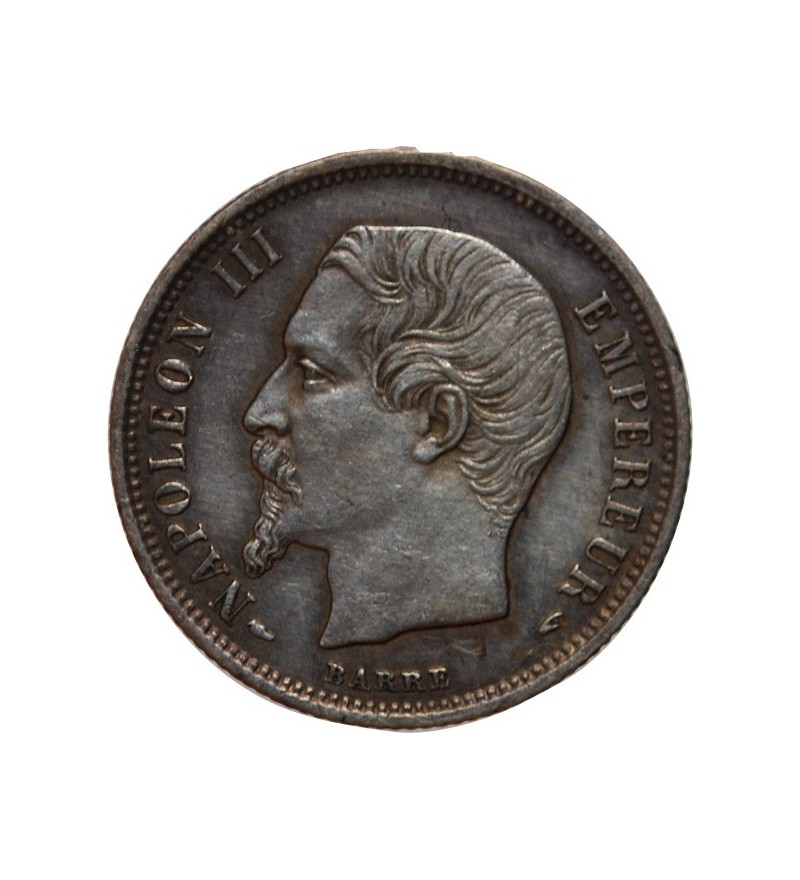 NAPOLEON III - 50 CENTIMES ARGENT 1853 A PARIS