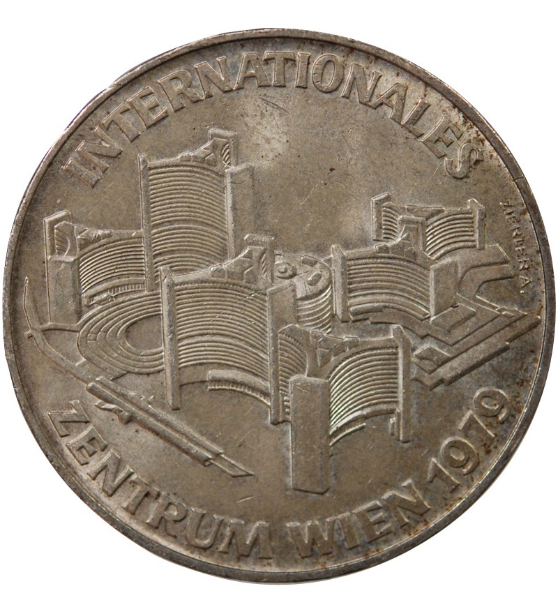 AUTRICHE, CENTRE INTERNATIONAL - 100 SCHILLING ARGENT 1979