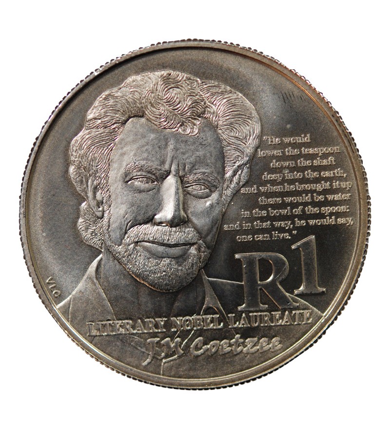 AFRIQUE DU SUD, JOHN MAXWELL COETZEE -  1 RAND ARGENT 2011