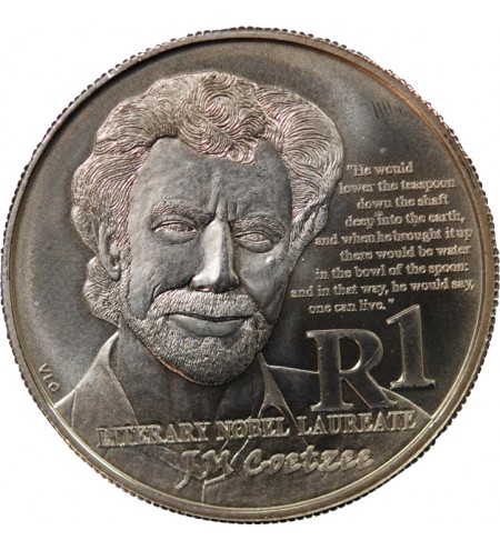 AFRIQUE DU SUD, JOHN MAXWELL COETZEE -  1 RAND ARGENT 2011