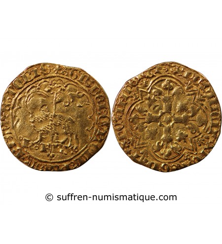 CHARLES VI﻿ LE FOU - AGNEL D'OR﻿ MONTPELLIER 1380 / 1422