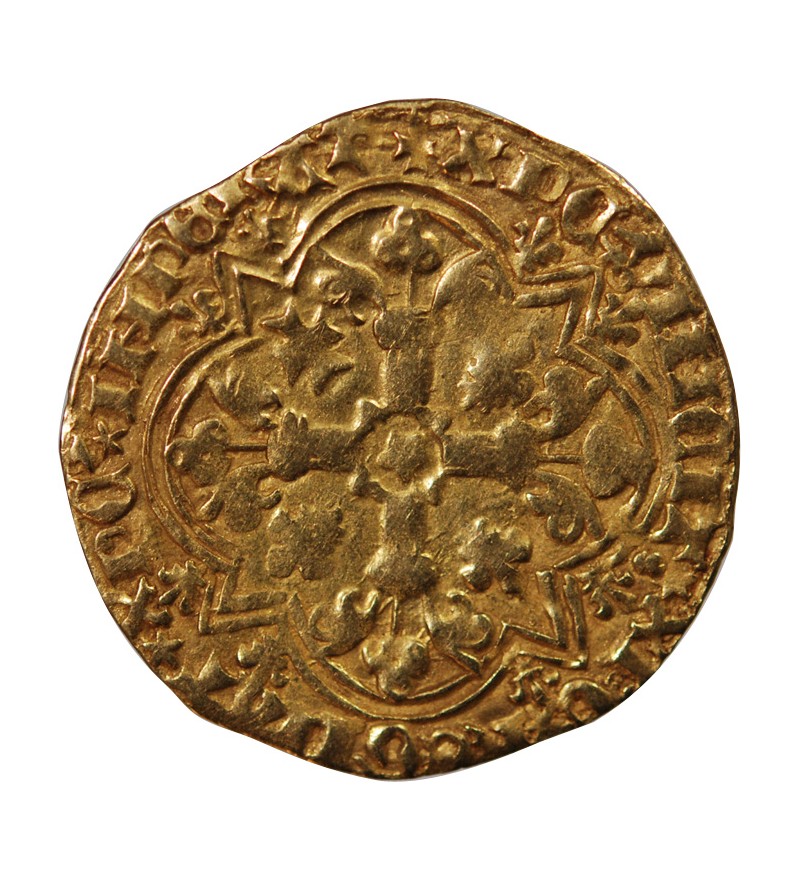 CHARLES VI﻿ LE FOU - AGNEL D'OR﻿ MONTPELLIER 1380 / 1422