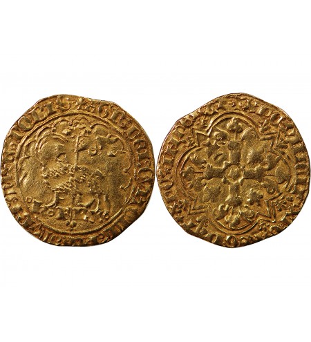 CHARLES VI﻿ LE FOU - AGNEL D'OR﻿ MONTPELLIER 1380 / 1422