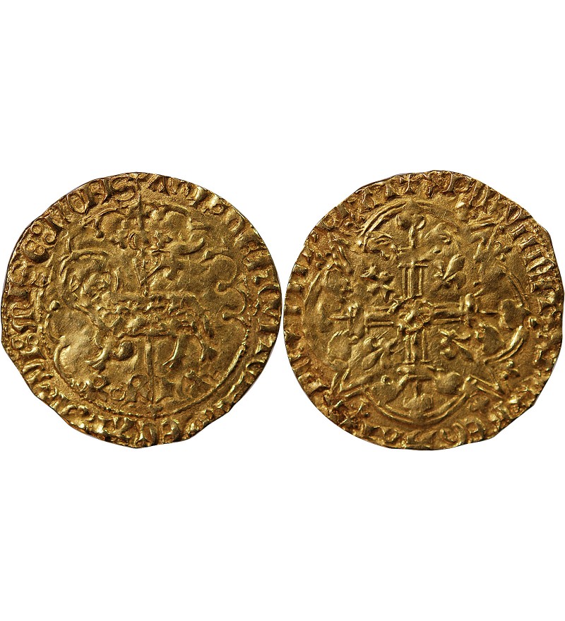 CHARLES VI﻿ LE FOU - AGNEL D'OR﻿ MONTPELLIER 1380 / 1422