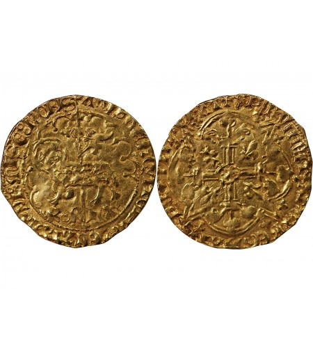 CHARLES VI﻿ LE FOU - AGNEL D'OR﻿ MONTPELLIER 1380 / 1422