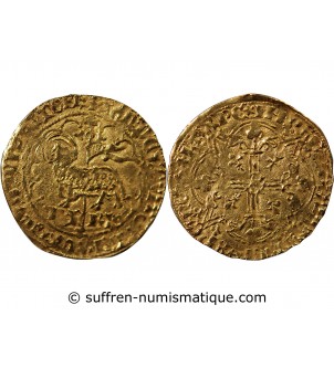 CHARLES VI﻿ LE FOU - AGNEL D'OR﻿ MONTPELLIER 1380 / 1422