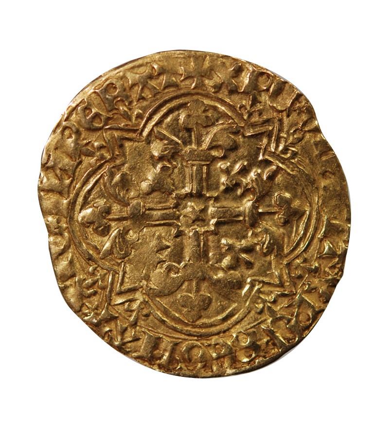 CHARLES VI﻿ LE FOU - AGNEL D'OR﻿ MONTPELLIER 1380 / 1422