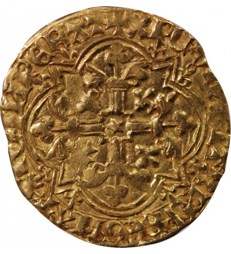 CHARLES VI﻿ LE FOU - AGNEL D'OR﻿ MONTPELLIER 1380 / 1422