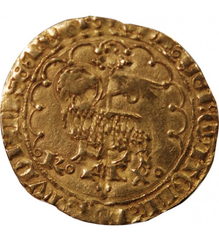 CHARLES VI﻿ LE FOU - AGNEL D'OR﻿ MONTPELLIER 1380 / 1422
