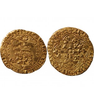 CHARLES VI﻿ LE FOU - AGNEL D'OR﻿ MONTPELLIER 1380 / 1422 2