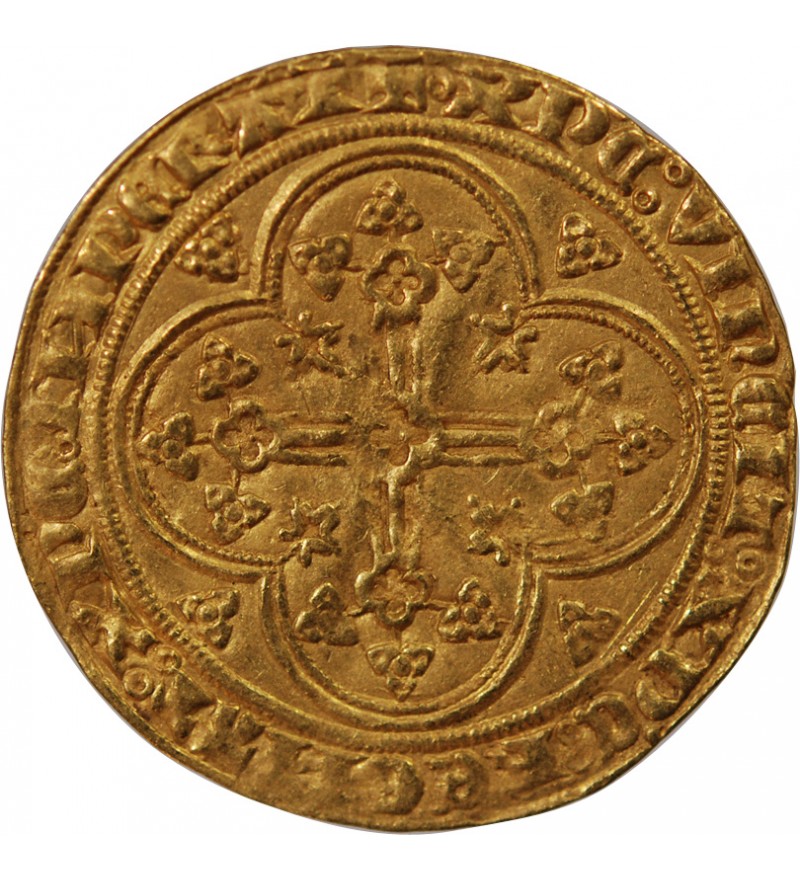 PHILIPPE VI DE VALOIS - ECU D'OR A LA CHAISE 1328 / 1350 ﻿