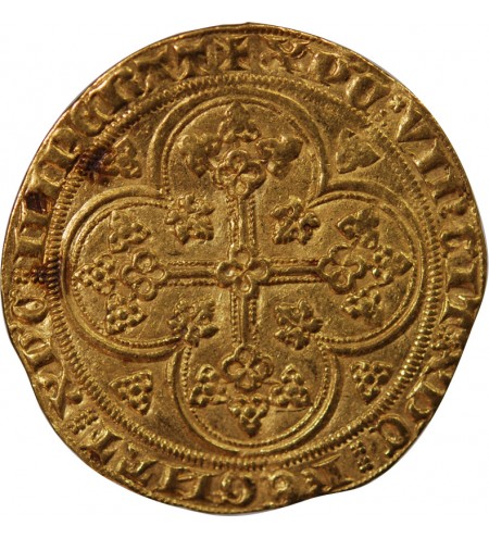 PHILIPPE VI DE VALOIS - ECU D'OR A LA CHAISE 1328 / 1350 ﻿