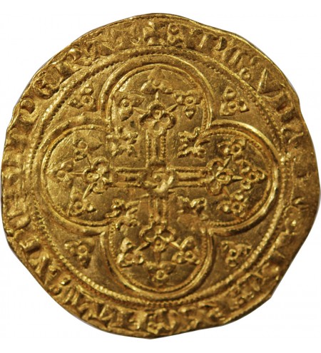 PHILIPPE VI DE VALOIS - ECU D'OR A LA CHAISE 1328 / 1350 ﻿