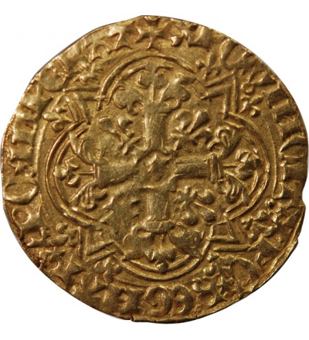 CHARLES VI﻿ LE FOU - AGNEL D'OR﻿ MONTPELLIER 1380 / 1422