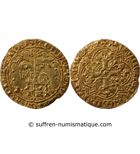 CHARLES VI﻿ LE FOU - AGNEL D'OR﻿ MONTPELLIER 1380 / 1422