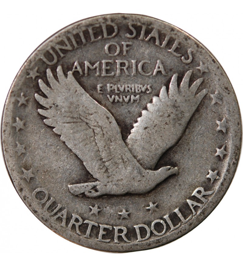 USA - 25 CENTS ARGENT "Standing Liberty Quarter" 1928 PHILADELPHIE